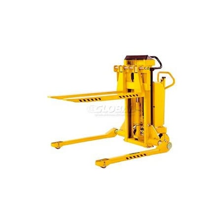 Southworth Products Corp. Southworth PalletPal Mobile Leveler Stacker 3000 Lbs. Adj. Forks 44 ID Legs - PMLS-30-35-ME PMLS-30-35-ME 44 Straddle ID